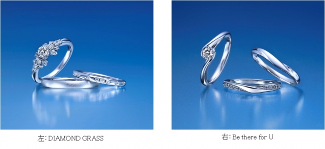 日本最大級のブライダルジュエリー専門店「銀座ダイヤモンドシライシ」から春の新作セットリングが誕生
