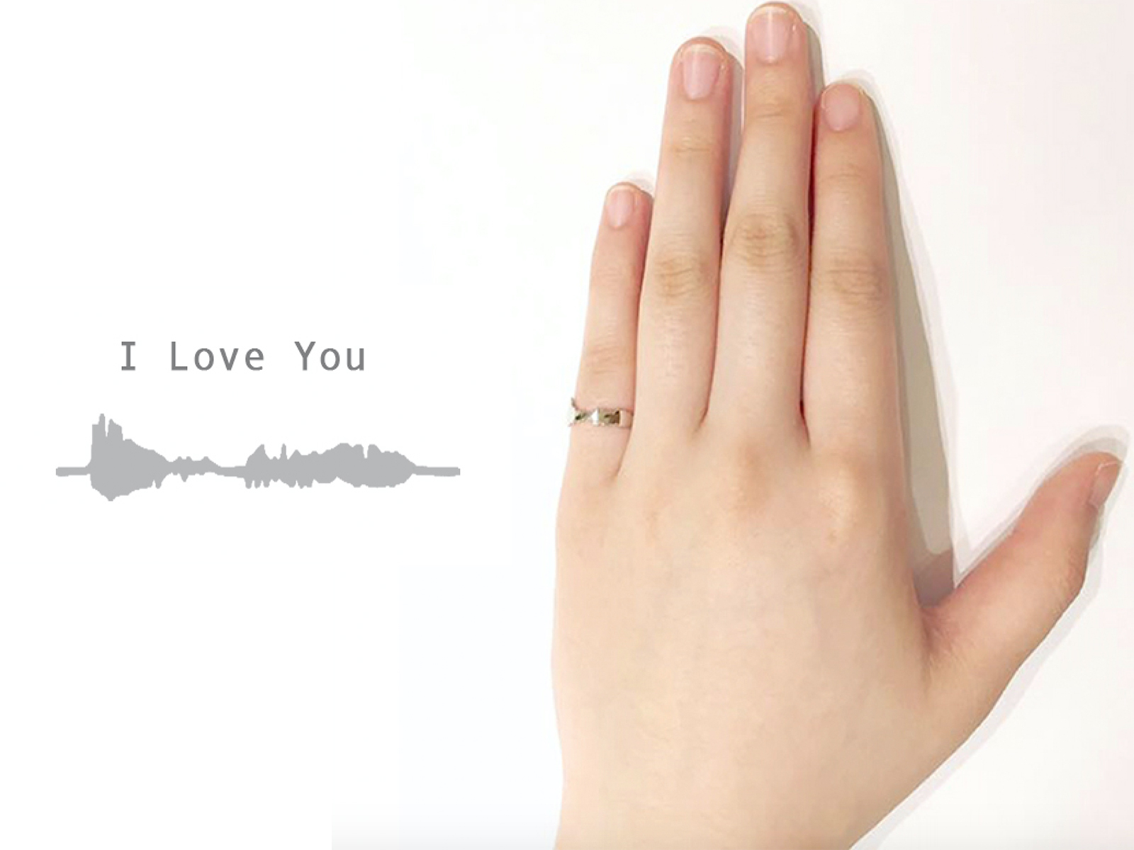 自分の声から作る最新型指輪「Encode Ring」で愛のメッセージを届ける